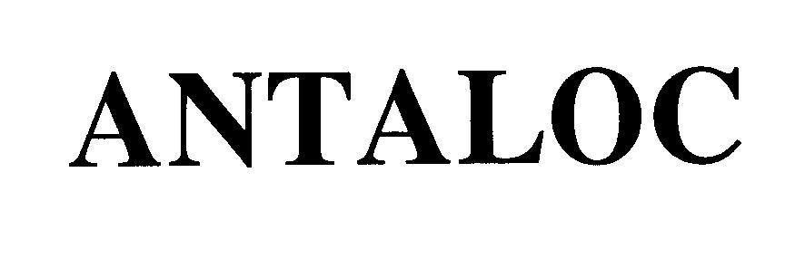 Trademark ANTALOC  of Boston Pharmaceutical Inc., application No 4-2009-02819