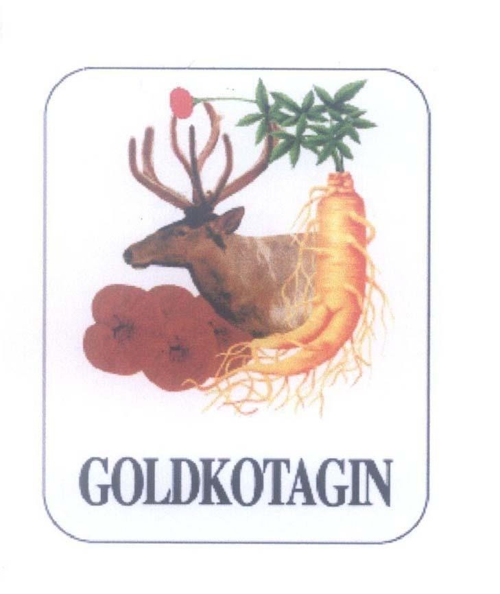 Nhãn hiệu GOLDKOTAGIN  của Công ty TNHH Hoàng Hương, số đơn 4-2009-03681