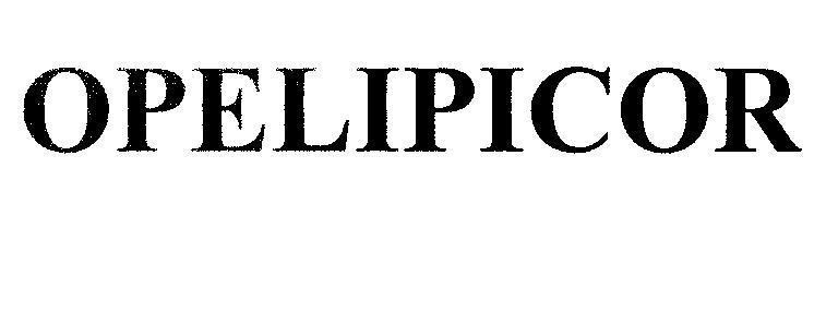 Nhãn hiệu OPELIPICOR  của Công ty Cổ phần Dược phẩm OPV, số đơn 4-2009-09195