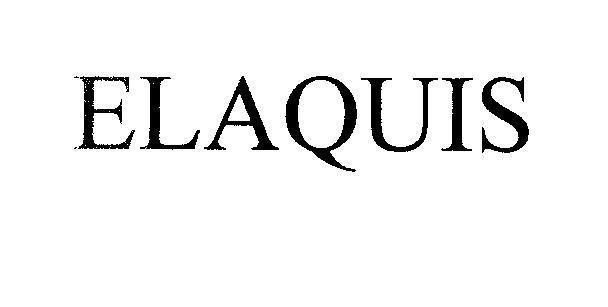 Nhãn hiệu ELAQUIS  của Bristol-Myers Squibb Company, a Delaware corporation, số đơn 4-2009-09841