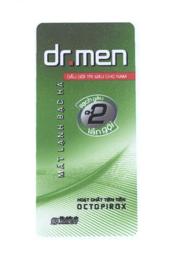 Nhãn hiệu dr.men X X-MEN OCTOPIROX Hoạt Chất Tiên Tiến Dầu Gội Trị Gầu Cho Nam Mát Lạnh Bạc Hà sạch gầu chỉ 2 lần gội...  của Công ty cổ phần MARICO SOUTH EAST ASIA, số đơn 4-2009-10645