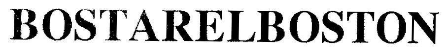 Trademark BOSTARELBOSTON  of Boston Pharmaceutical, Inc., application No 4-2009-15257