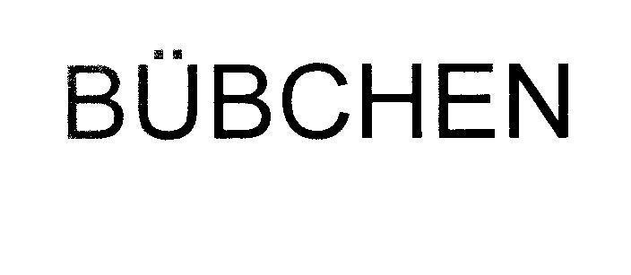 Trademark BUBCHEN BUBCHEN of Société des Produits Nestlé S.A., application No 4-2009-16895