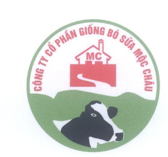 Nhãn hiệu MC Công Ty Cổ Phần Giống Bò Sữa Mộc Châu  của Công ty CP giống bò sữa Mộc Châu, số đơn 4-2009-17499