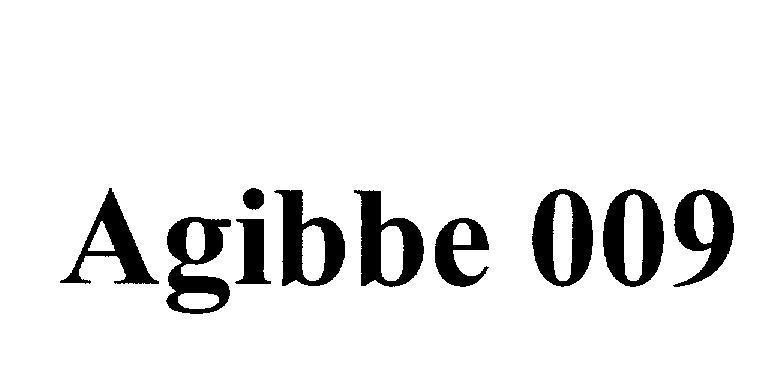 Nhãn hiệu Agibbe 009  của Công ty cổ phần BMC Vĩnh Phúc, số đơn 4-2009-18359