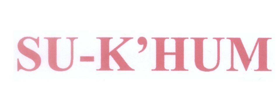 Nhãn hiệu SU-K'HUM  của Công ty TNHH thương mại Ngân Gia Nhật, số đơn 4-2009-18633