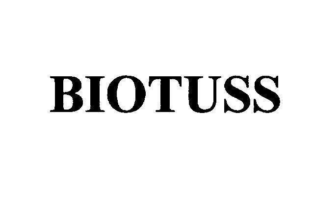 Nhãn hiệu BIOTUSS  của Công ty TNHH dược phẩm U.N.I Việt Nam, số đơn 4-2009-19481