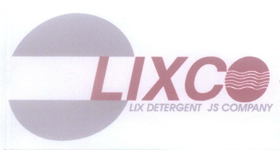 Nhãn hiệu LIXCO LIX DETERGENT JS COMPANY  của Công ty cổ phần bột giặt Lix, số đơn 4-2009-22689