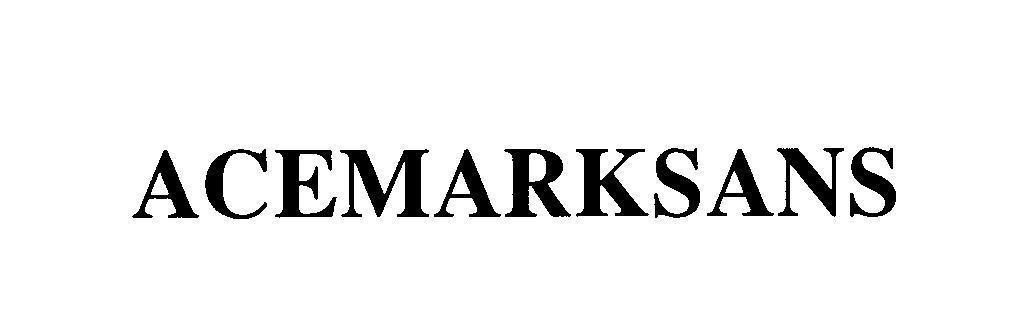 Marksans Pharma Ltd.的ACEMARKSANS ACEMARKSANS品牌, 申请号 4-2009-24933