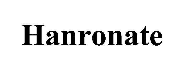 Nhãn hiệu Hanronate HANRONATE của KKC Corporation Co. Ltd., số đơn 4-2009-26819