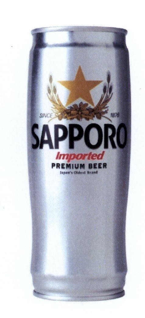 SAPPORO Imported PREMIUM BEER Japan's Oldest Brand SINCE 1876 