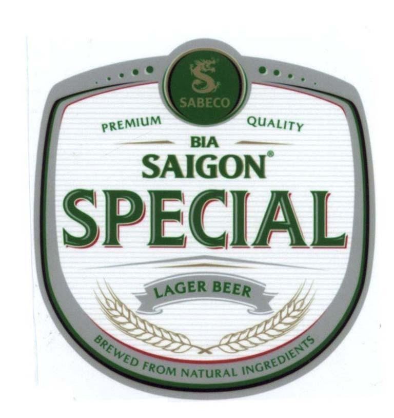 S SABECO PREMIUM QUALITY BIA SAI GON SPECIAL LAGER BEER BREWED FROM NATURAL INGREDIENTS, hình SABECO PREMIUM QUALITY BIA SAI GON SPECIAL LAGER BEER BREWED FROM NATURAL INGREDIENTS