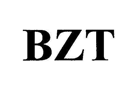 Nhãn hiệu BZT  của Công ty TNHH BZT USA, số đơn 4-2010-00998