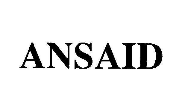 Công ty cổ phần dược Đại Nam的ANSAID 品牌, 申请号 4-2010-06046