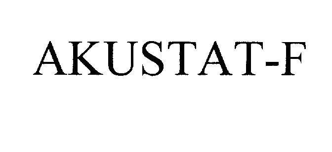 Trademark AKUSTAT-F  of Akums Drugs & Pharmaceuticals Ltd, application No 4-2010-06671