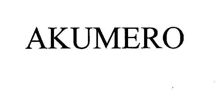 Trademark AKUMERO  of Akums Drugs & Pharmaceuticals Ltd, application No 4-2010-06997