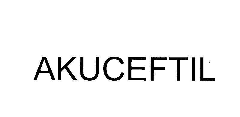 Trademark AKUCEFTIL  of Akums Drugs & Pharmaceuticals Ltd, application No 4-2010-07018