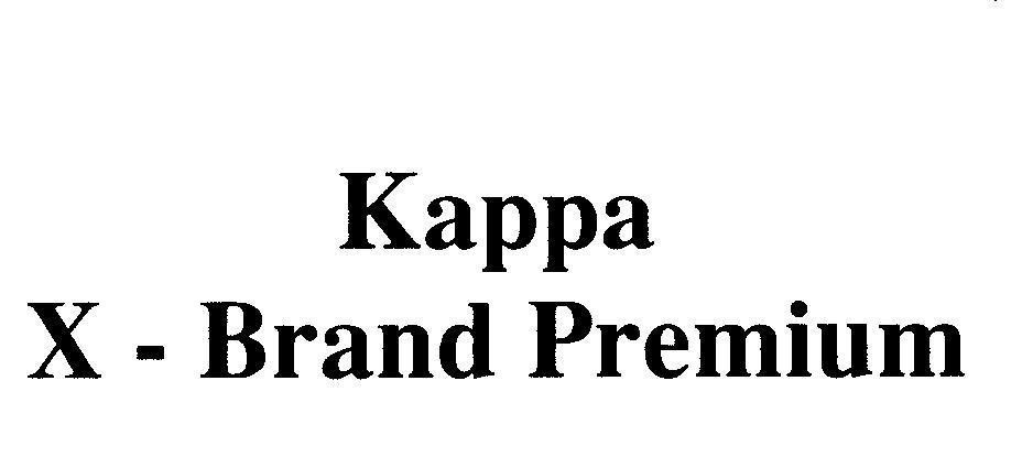 Nhãn hiệu Kappa X - Brand Premium  của Công ty TNHH dịch vụ thương mại Phan Thị, số đơn 4-2010-07945