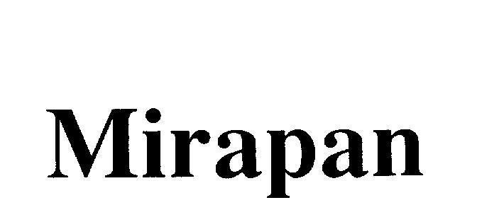Austin Pharma Specialties Co的Mirapan 品牌, 申请号 4-2010-10460