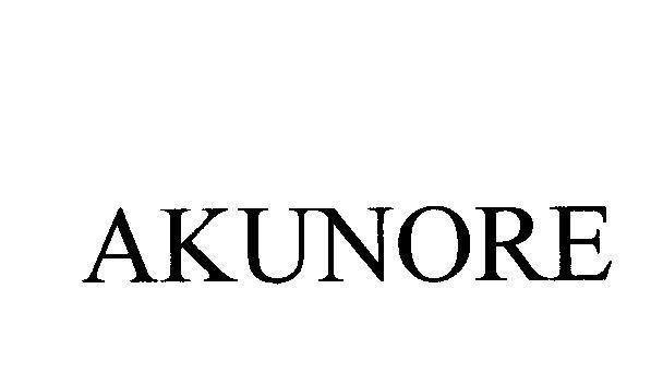 Trademark AKUNORE  of Akums Drugs & Pharmaceuticals Ltd, application No 4-2010-15554