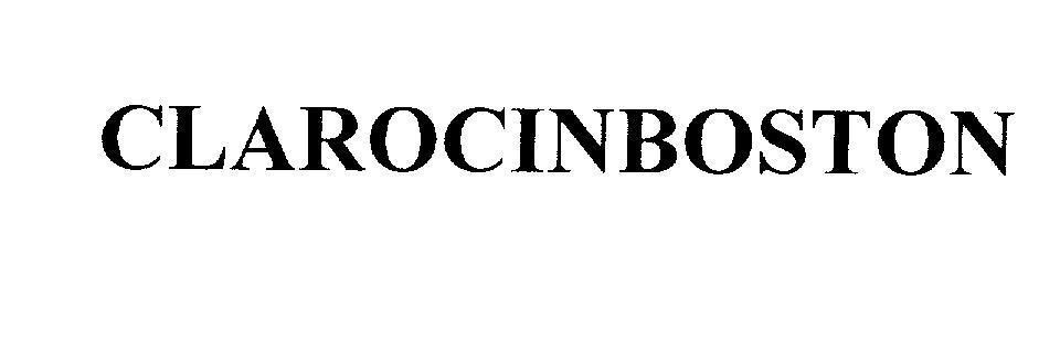 Trademark CLAROCINBOSTON  of Boston Pharmaceutical, Inc, application No 4-2010-16450