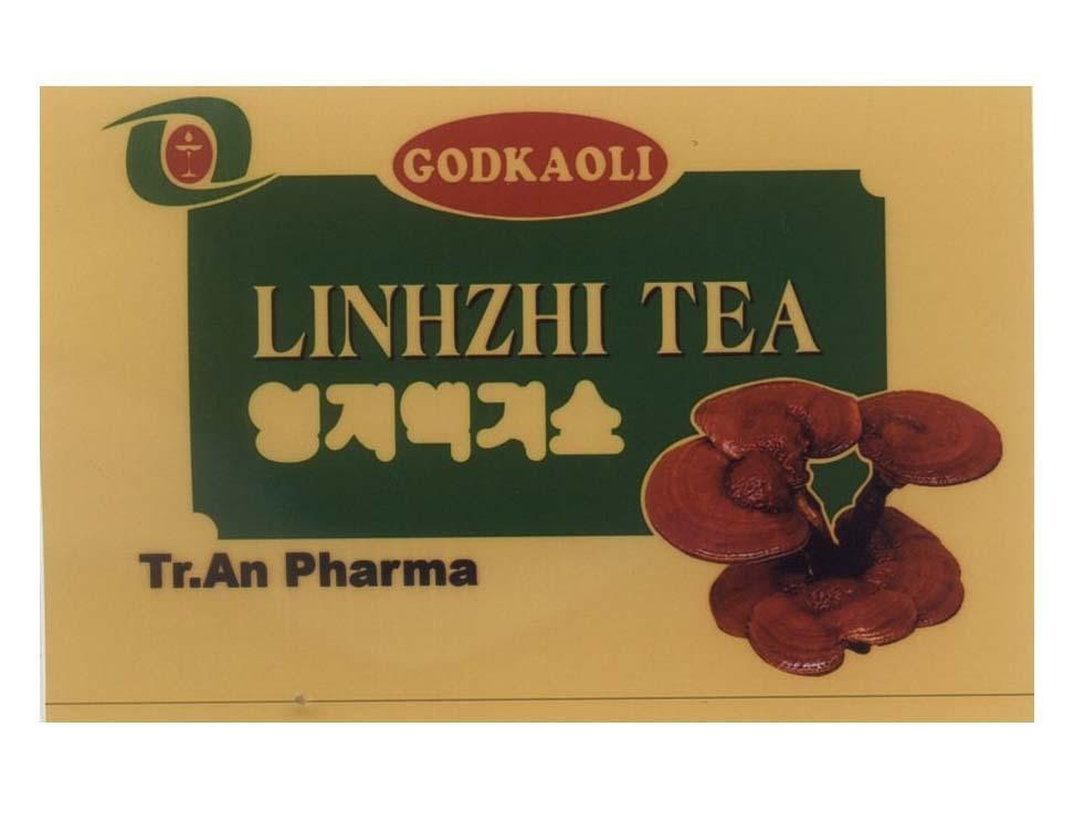 Công ty cổ phần thương mại và dược phẩm Trường An的GODKAOLI Tr.An Pharma LINHZHI TEA 品牌, 申请号 4-2010-18589