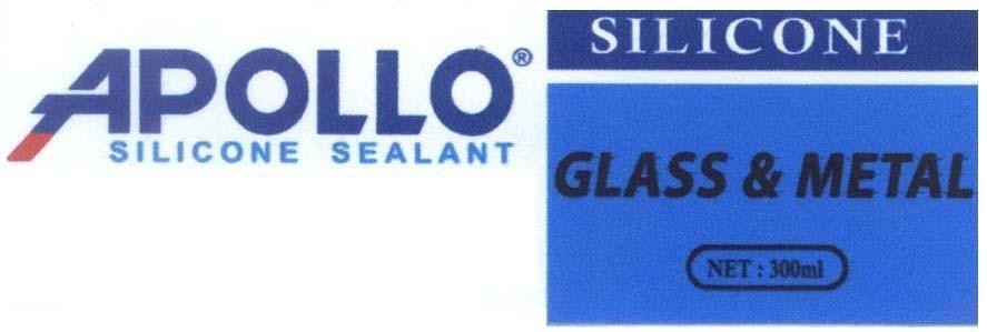 APOLLO SILICONE SEALANT SILICONE GLASS & METAL NET 300ml 