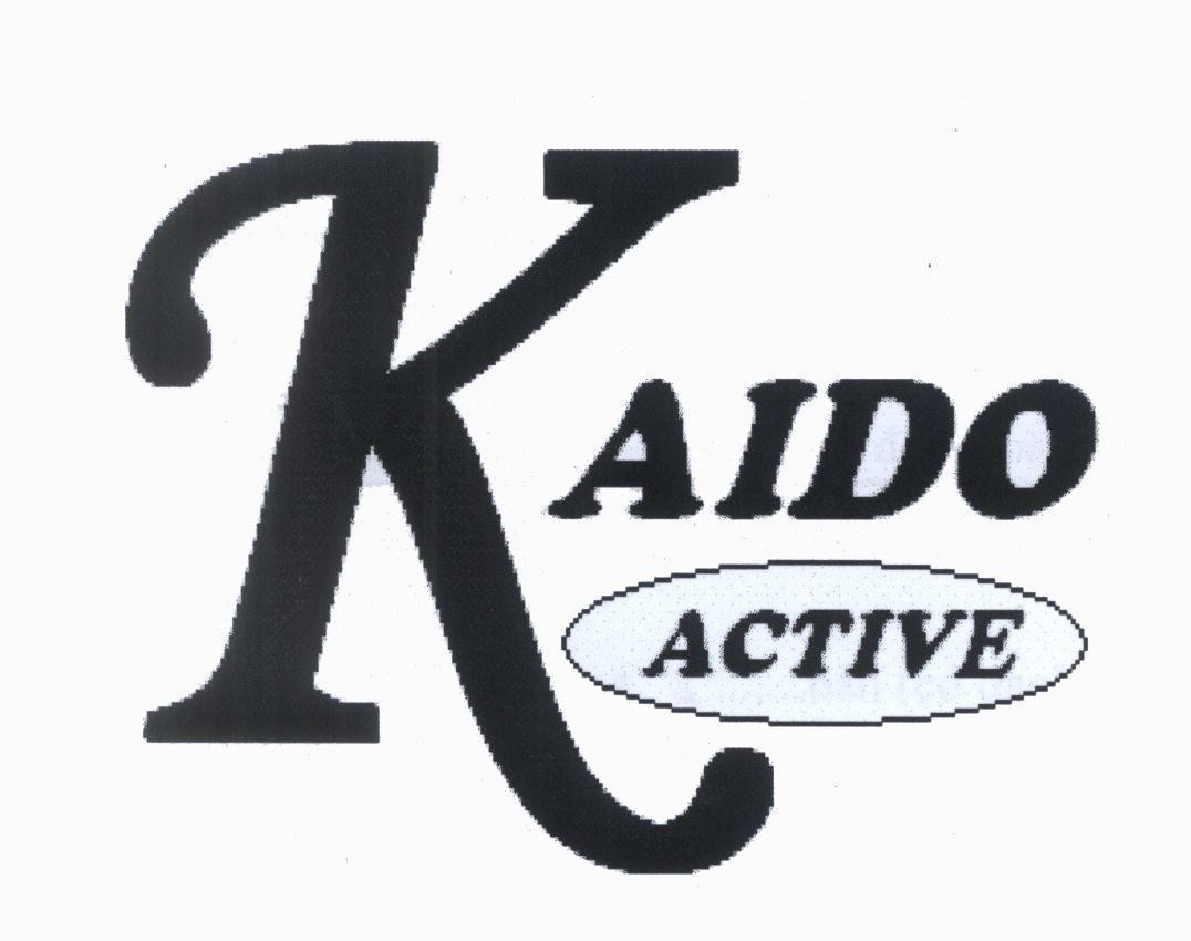 Nhãn hiệu KAIDO K AIDO ACTIVE  của Công ty TNHH dịch vụ thương mại Phan Thị, số đơn 4-2010-22299
