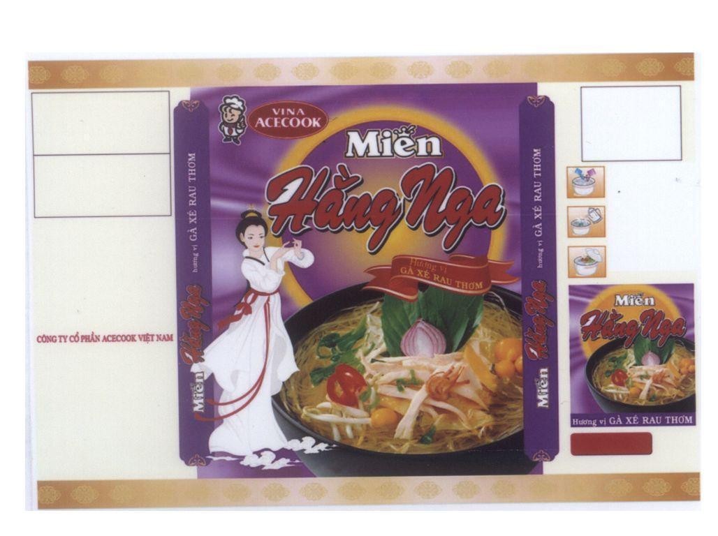 Hằng Nga VINA ACECOOK Miến Hương vị Gà Xé Rau Thơm Công ty cổ phần ACECOOK Việt Nam 