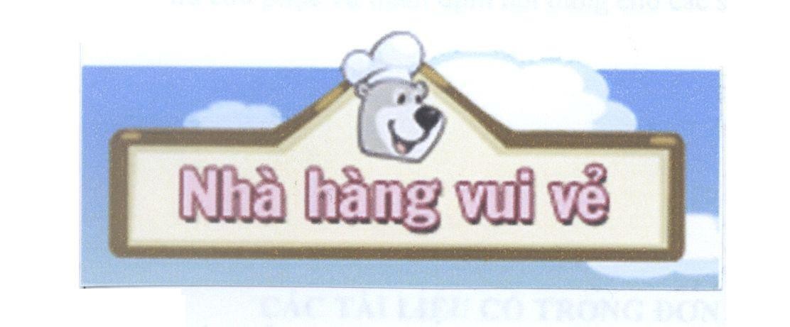Trademark Nhà hàng vui vẻ  of Công ty cổ phần tập đoàn VNG, application No 4-2010-24680