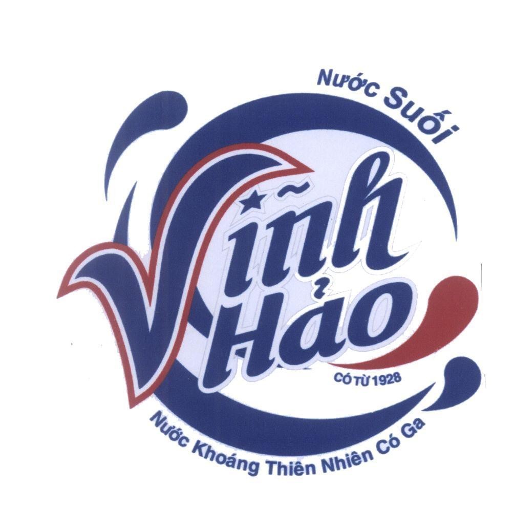 Nhãn hiệu Vĩnh Hảo Nước Suối Có Từ 1928 Nước Khoáng Thiên Nhiên Có Ga  của Công ty cổ phần nước khoáng Vĩnh Hảo, số đơn 4-2011-00252