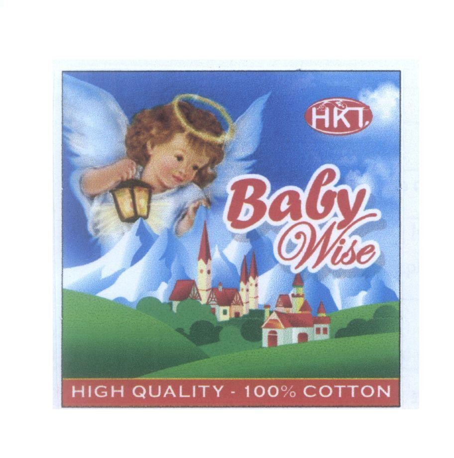 Nhãn hiệu HKT Baby Wise HIGH QUALITY - 100% COTTON  của Công ty TNHH một thành viên sản xuất thương mại xuất nhập khẩu Hoàng Kim Thịnh, số đơn 4-2011-01096