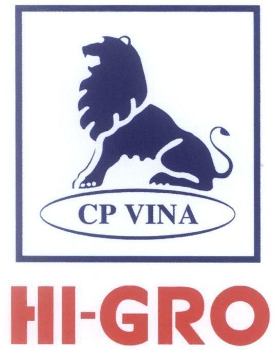 Trademark HI-GRO CP VINA  of Charoen Pokphand Group Co., Ltd, application No 4-2011-01235