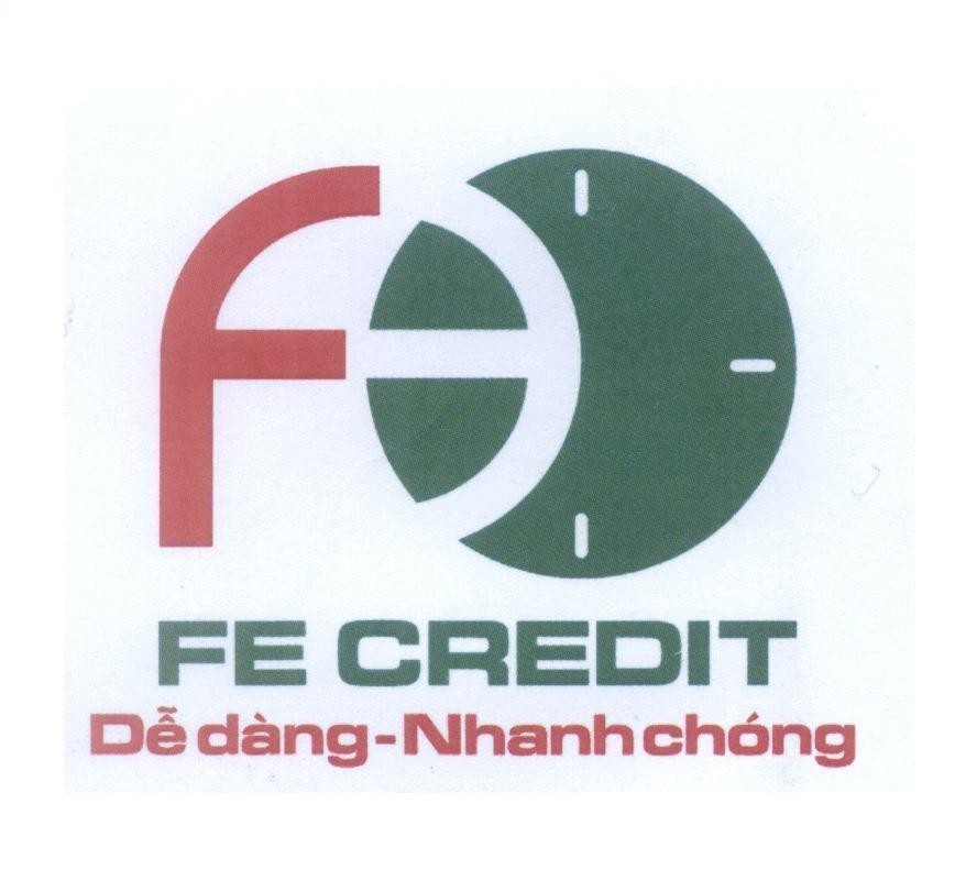 Nhãn hiệu FE CREDIT F E O Dễ dàng - Nhanh chóng, hình FE CREDIT F E O DE DANG NHANH CHONG của Ngân hàng thương mại cổ phần Việt Nam Thịnh Vượng - VPBank, số đơn 4-2011-02043