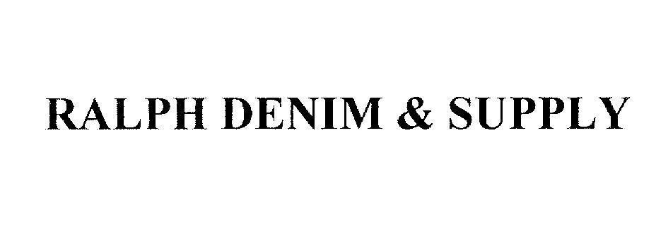 RALPH DENIM & SUPPLY RALPH DENIM SUPPLY
