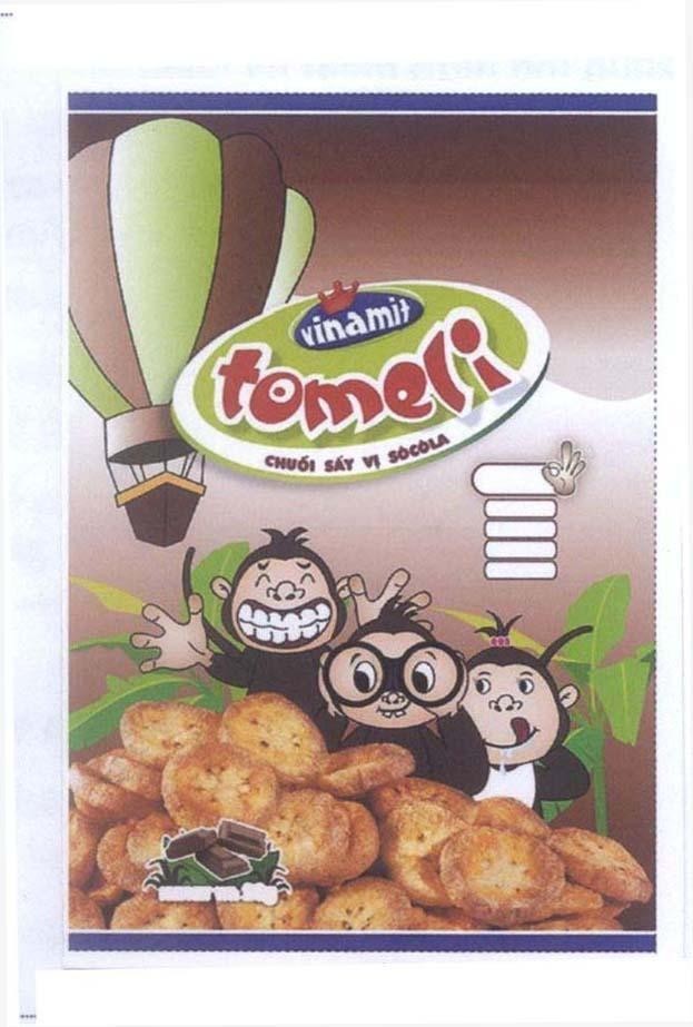 tomeli vinamit chuối sấy vị sôcôla, hình TOMELI VINAMIT CHUOI SAY VI SOCOLA