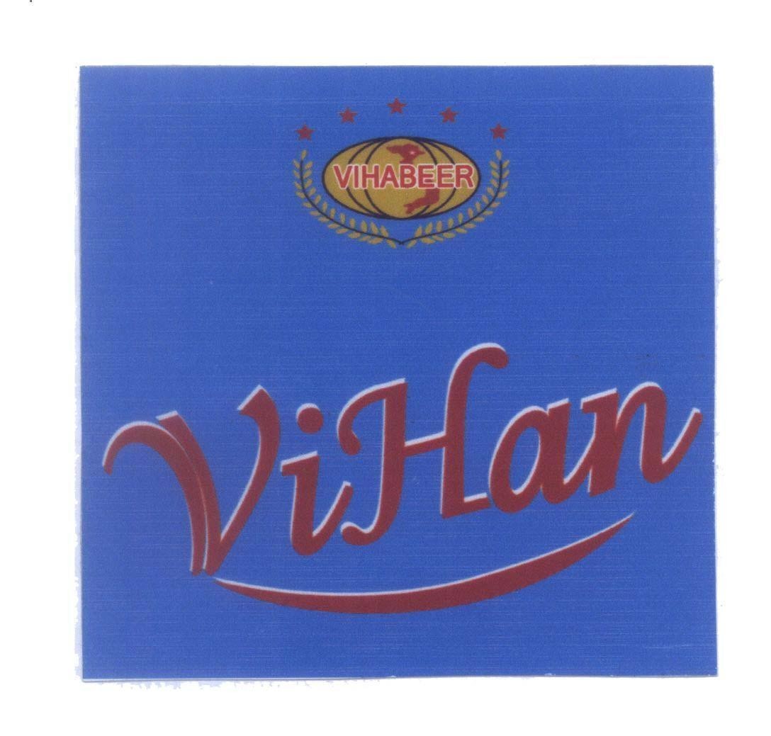 Trademark ViHan VIHABEER  of Công ty cổ phần bia quốc tế Sài Gòn Hà Nội, application No 4-2011-06153
