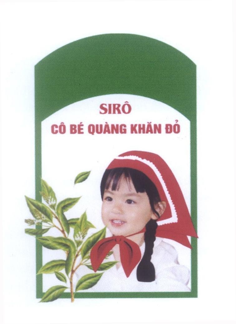 Nhãn hiệu Cô Bé Quàng Khăn Đỏ SIRÔ  của Công ty cổ phần dược phẩm TENAMYD, số đơn 4-2011-08824