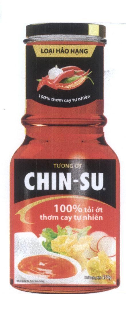 Nhãn hiệu Tương ớt CHIN SU 100% thơm cay tự nhiên  của Công ty cổ phần hàng tiêu dùng MASAN, số đơn 4-2011-09556