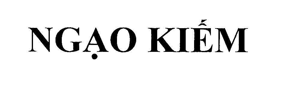 Trademark Ngạo Kiếm  of Công ty cổ phần tập đoàn VNG, application No 4-2011-10443