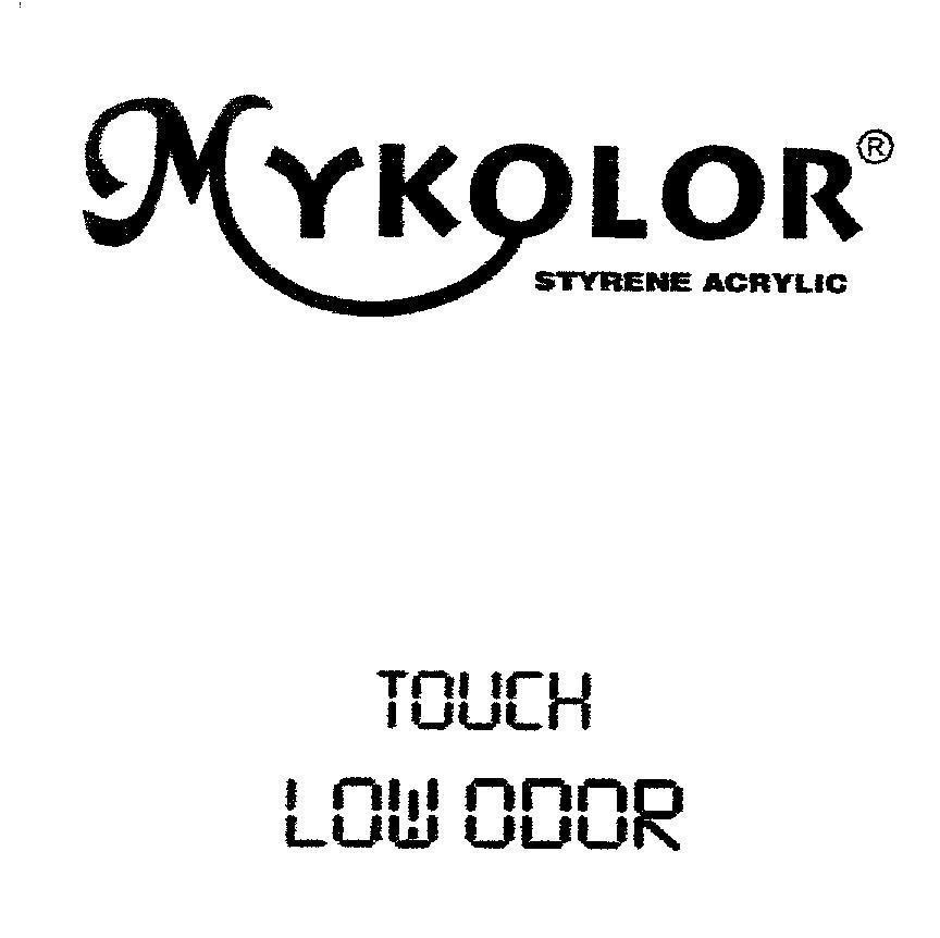Nhãn hiệu MYKOLOR STYRENE ACRYLIC TOUCH LOW ODOR  của Công ty 4 ORANGES CO.,LTD, số đơn 4-2011-10604