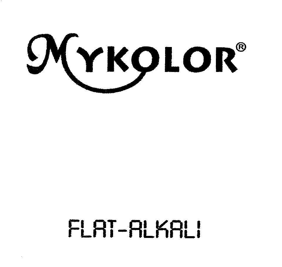Nhãn hiệu MYKOLOR FLAT-ALKALI  của Công ty 4 Oranges Co., Ltd., số đơn 4-2011-10605