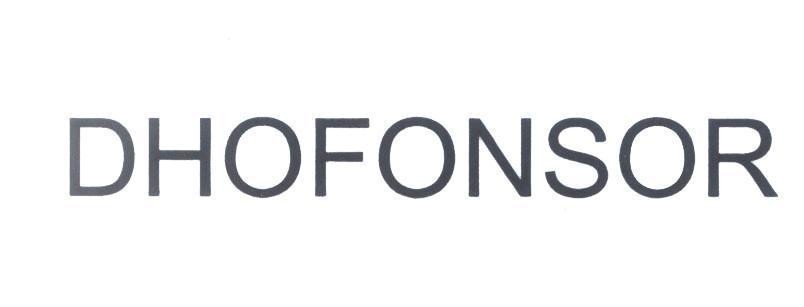 Trademark DHOFONSOR  of PHARMAMATE INTERNATIONAL CO., LTD, application No 4-2011-12531