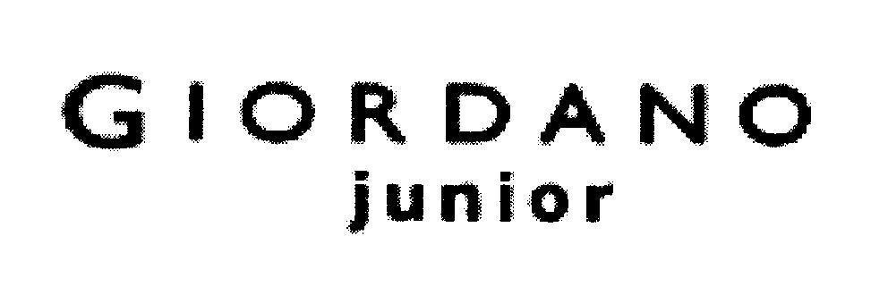 Nhãn hiệu GIORDANO junior  của Walton International Limited, số đơn 4-2011-12996