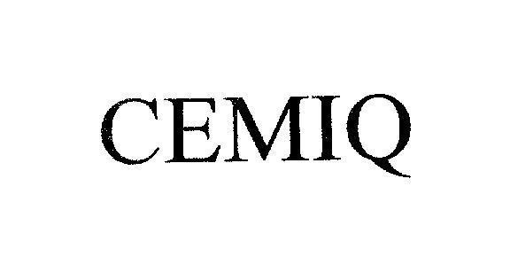Trademark CEMIQ  of JOHNSON &amp; JOHNSON, application No 4-2011-13195