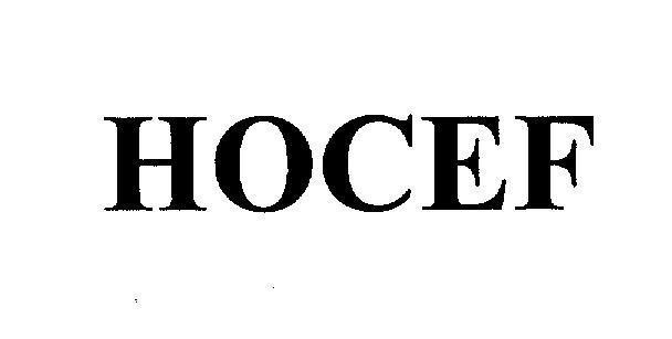 Công ty TNHH dược phẩm Hồng Hà的HOCEF 品牌, 申请号 4-2011-18551