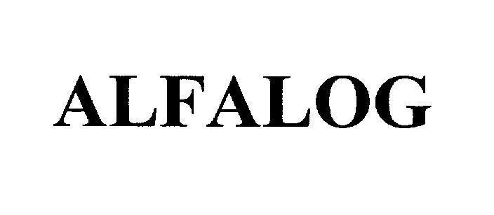 RPG LIFE SCIENCES LIMITED的ALFALOG 品牌, 申请号 4-2011-21513