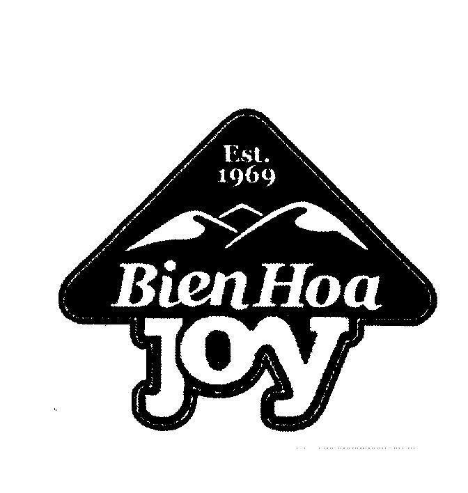 Trademark BienHoa Joy Est.1969  of Công ty cổ phần hàng tiêu dùng Biên Hòa, application No 4-2011-21910