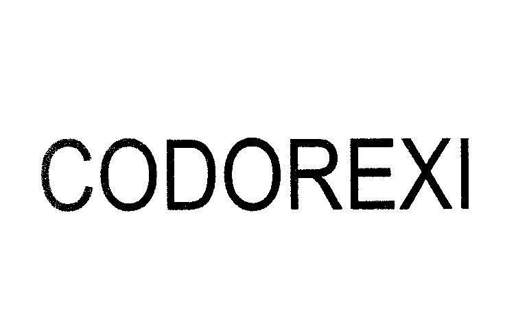 Nhãn hiệu CODOREXI  của Công ty cổ phần y tế Sức Sống Việt, số đơn 4-2011-22582