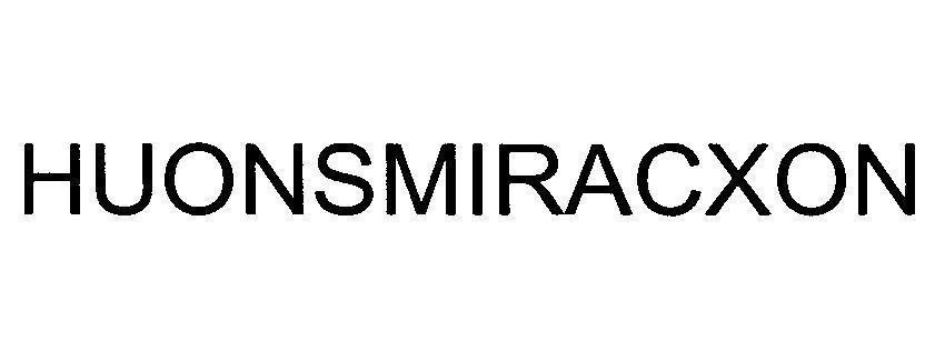 Trademark HUONSMIRACXON  of PHARMAMATE INTERNATIONAL CO., LTD, application No 4-2011-23815